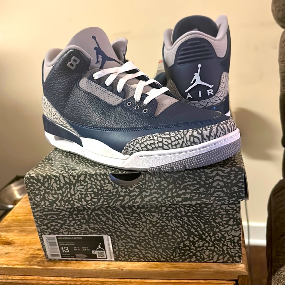 Air Jordan Retro 3 — Georgetown — Brand NEW — size 13 — make an offer!!